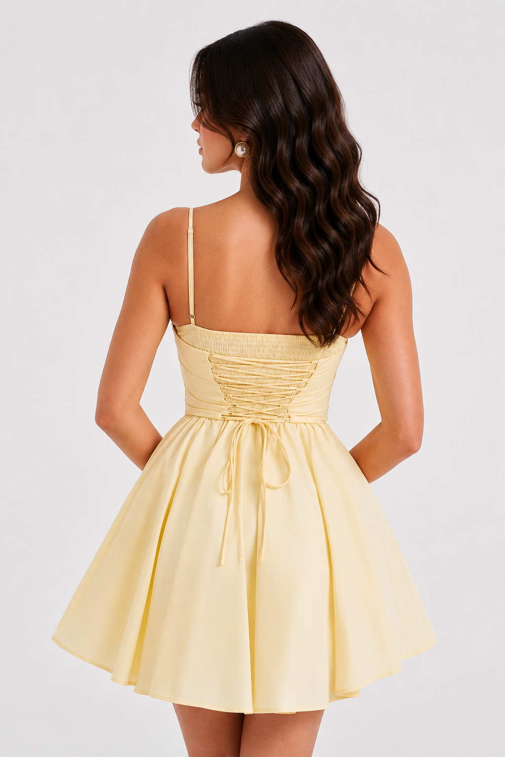 Sweetheart Corset Flare Mini Dress
